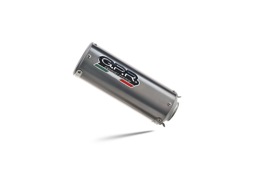Scarico GPR compatibile con Ducati Multistrada 950 2017-2020, M3 Titanium Natural, Scarico semi-completo omologato,fornito con db killer estraibile,catalizzatore e collettore - immagine 4