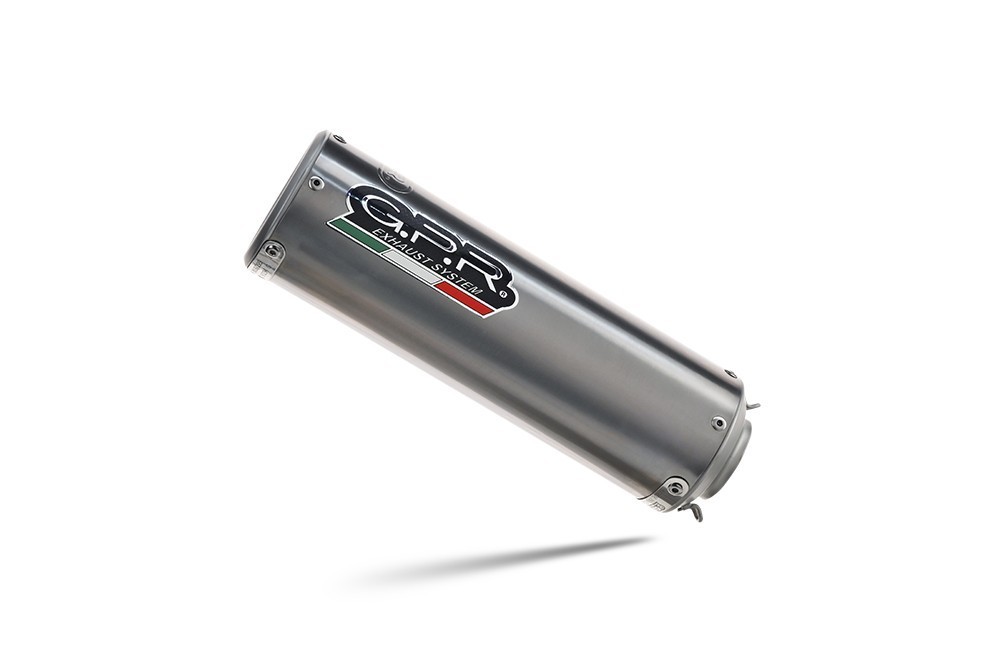 Scarico GPR compatibile con Ducati 1098 2006-2012, M3 Titanium Natural, Coppia di terminali di scarico omologati, forniti con db killer removibile, catalizzatori e raccordi specifici - immagine 4