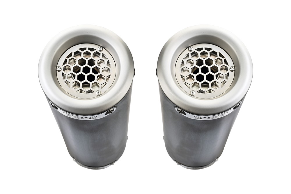 Scarico GPR compatibile con Ducati 916 -SP -SPS -Racing -Senna 1994-1999, M3 Titanium Natural, Coppia di terminali di scarico omologati, forniti con db killer removibili e raccordi specifici - immagine 5