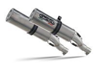Alternative view of Scarico GPR compatibile con  Ducati 1098 2006-2012, M3 Titanium Natural, Coppia di terminali di scarico omologati, forniti con db killer removibile, catalizzatori e raccordi specifici
