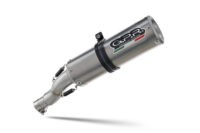 Scarico GPR compatibile con  Moto Guzzi V85 TT 2021-2024, M3 Titanium Natural, Scarico omologato, silenziatore con db killer estraibile e raccordo specifico