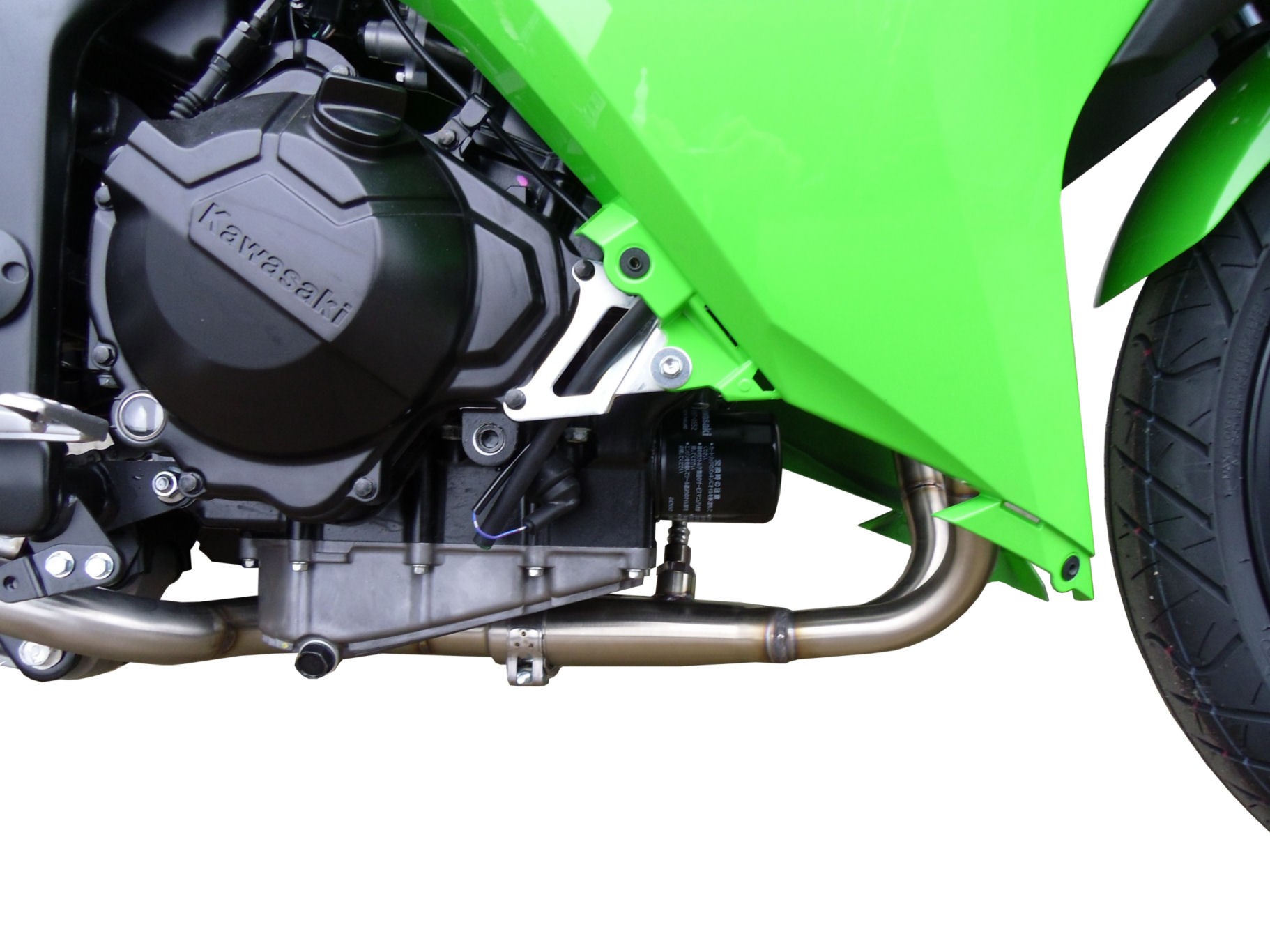 Scarico GPR compatibile con Kawasaki Ninja 300 R 2012-2017, Deeptone Inox, Scarico completo omologato,fornito con db killer estraibile,catalizzatore e collettore - immagine 6