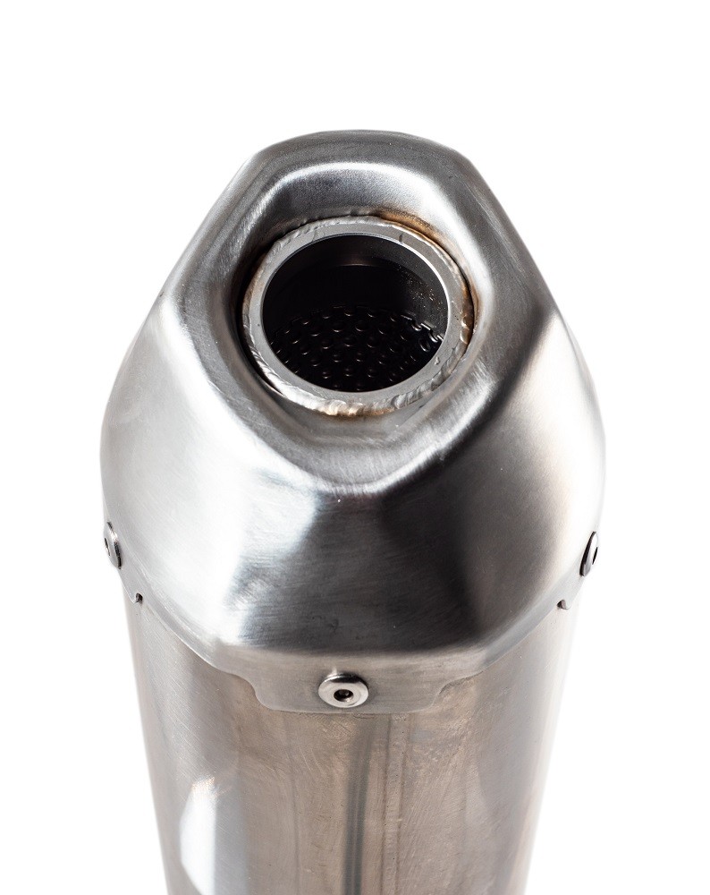 Scarico GPR compatibile con Yamaha YZ 450 FX 2019-2019, Pentacross Inox, Scarico completo racing, fornito con db killer estraibile e collettore, non legale per uso stradale - immagine 3