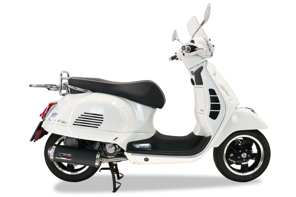 Scarico GPR compatibile con Piaggio Vespa Gt - Gtv 250 I.E. 2007-2009, Evo4 Road, Scarico completo omologato,fornito con db killer estraibile,catalizzatore e collettore - immagine 7