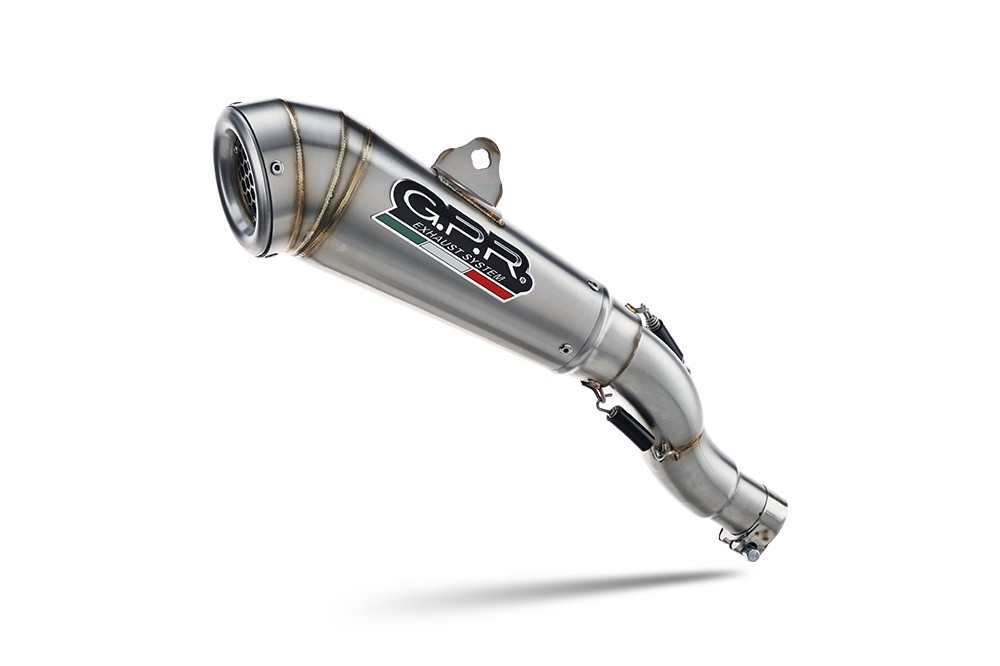 Scarico GPR compatibile con Zontes 350 GK 2022-2024, Powercone Evo, Scarico completo racing, fornito con db killer estraibile e collettore, non legale per uso stradale - immagine 2