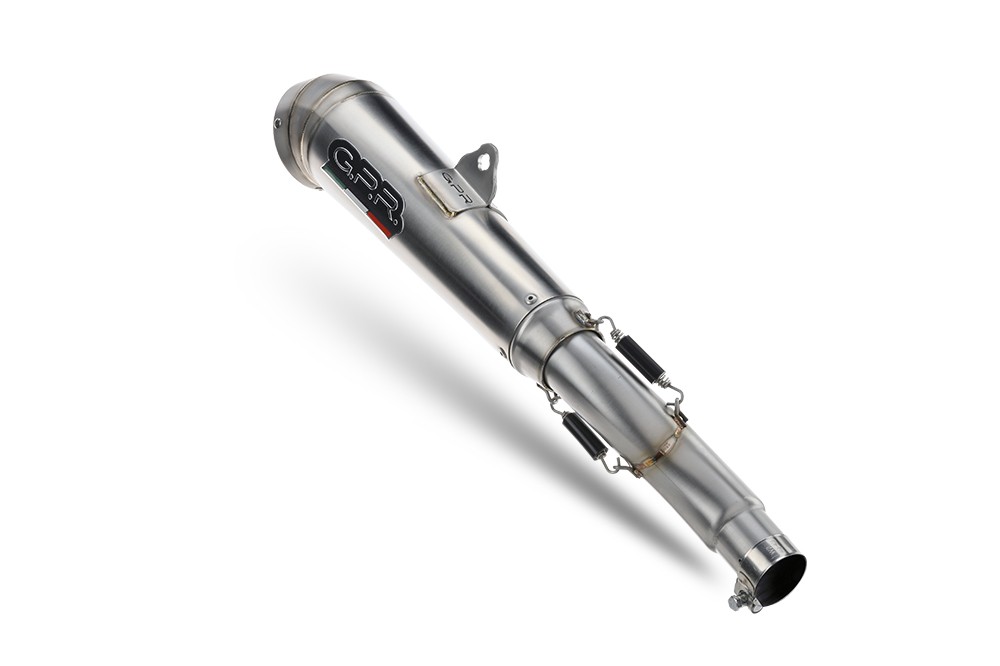 Scarico GPR compatibile con Zontes 350 GK 2022-2024, Powercone Evo, Scarico completo racing, fornito con db killer estraibile e collettore, non legale per uso stradale - immagine 4