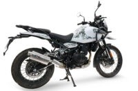 Alternative view of Scarico GPR compatibile con  Royal Enfield Guerrilla 450  2024-2025, Dune Triovale Titanio, Scarico omologato, silenziatore con db killer estraibile e raccordo specifico