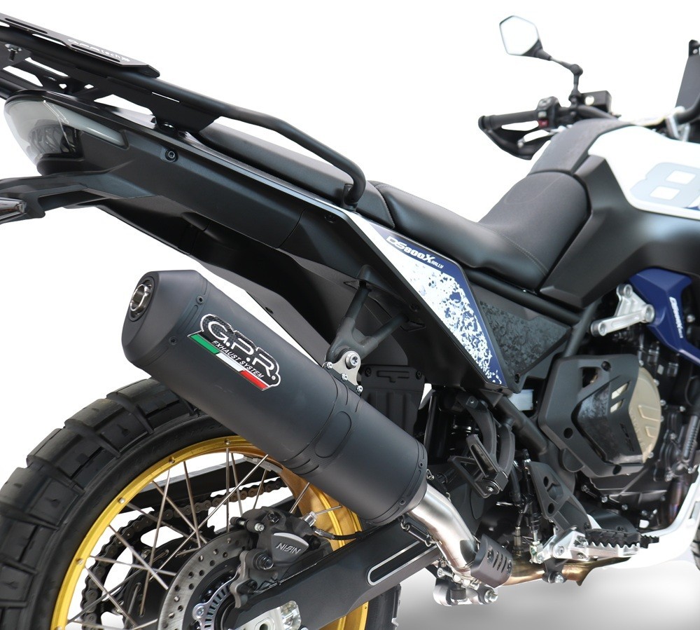 Scarico GPR compatibile con Voge DS 800 Rally 2025-2026, Ghisa , Scarico omologato, silenziatore con db killer estraibile e raccordo specifico - immagine 6