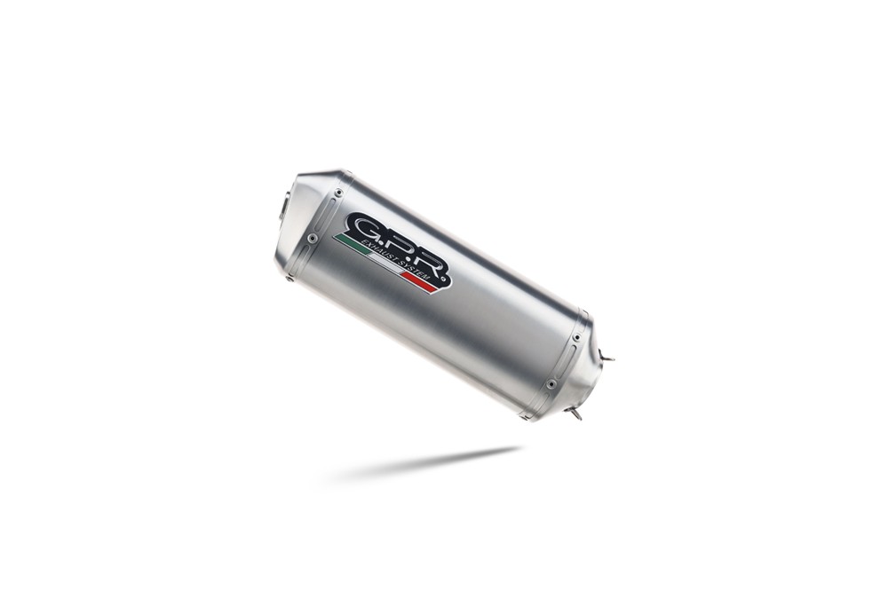 Scarico GPR compatibile con Suzuki Drz 400 SM 2005-2025, Satinox , Scarico omologato, silenziatore con db killer estraibile e raccordo specifico - immagine 3