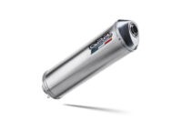 Scarico GPR compatibile con  Bmw F 650 Gs 2000-2003, Satinox , Scarico omologato, silenziatore con db killer estraibile e raccordo specifico