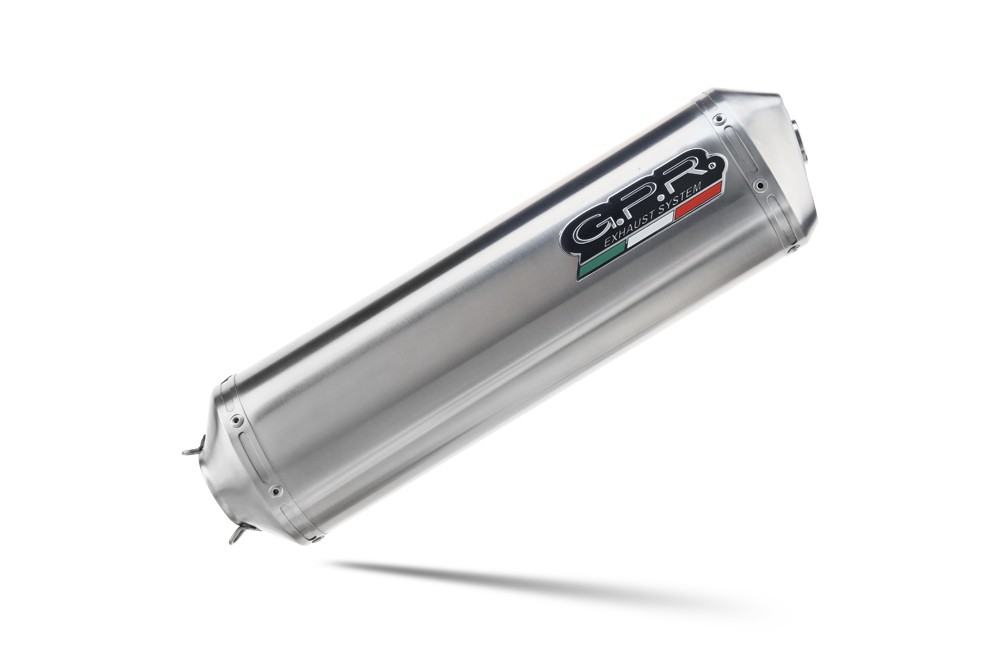 Scarico GPR compatibile con Bmw R 850 RT 1994-2001, Satinox , Scarico omologato, silenziatore con db killer estraibile e raccordo specifico - immagine 4