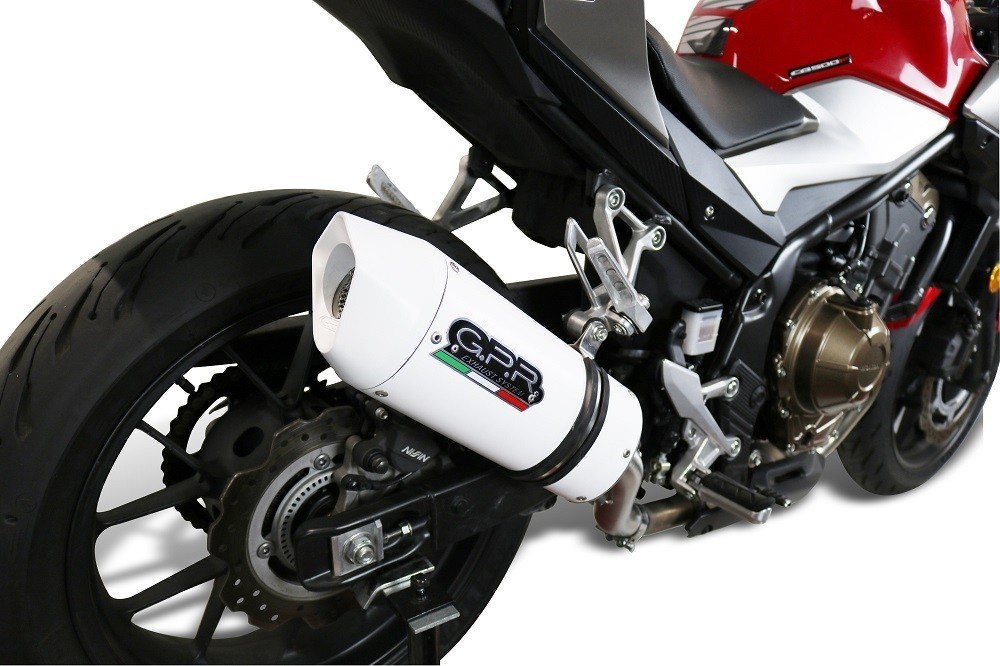 Scarico GPR compatibile con Honda NX500 2024-2025, Albus Evo4, Scarico omologato, silenziatore con db killer estraibile e raccordo specifico - immagine 7