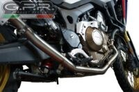 Alternative view of Scarico GPR compatibile con  Honda Crf 1000 L Africa Twin Adventure Sport 2018-2020, Decatalizzatore, Collettore decatalizzore, applicazione racing