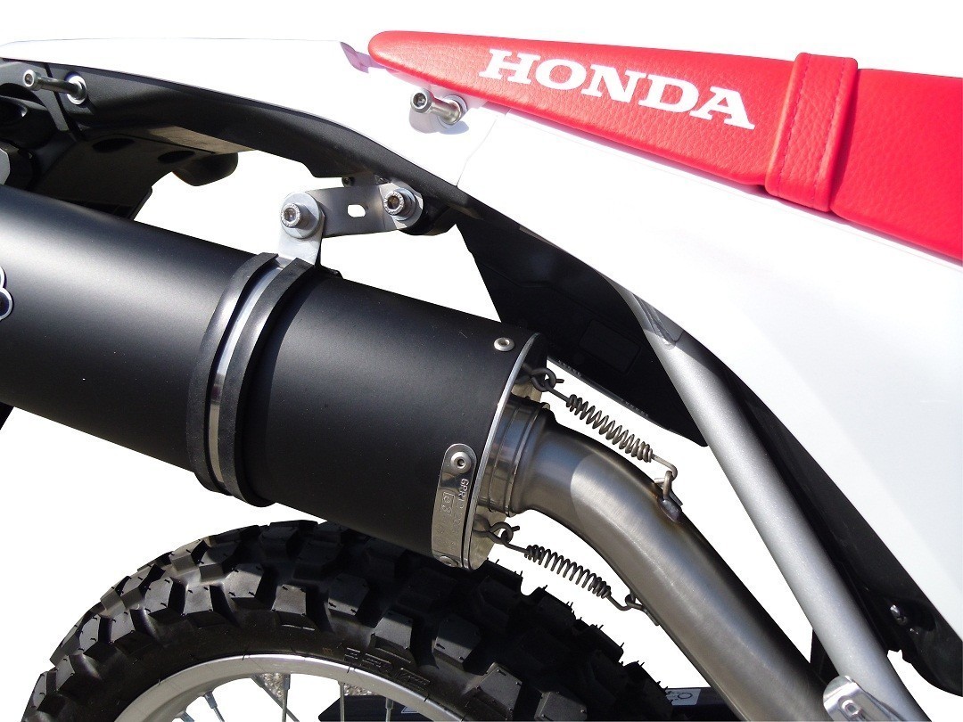 Scarico GPR compatibile con Honda Crf 250 M 2013-2016, Satinox, Scarico completo omologato,fornito con db killer estraibile,catalizzatore e collettore - immagine 7