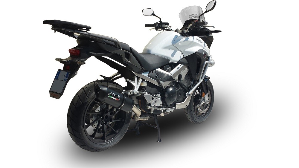 Scarico GPR compatibile con Honda Crossrunner 800 Vfr 800 X 2017-2020, Furore Evo4 Nero, Scarico omologato, silenziatore con db killer estraibile e raccordo specifico - immagine 8