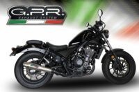 Alternative view of Scarico GPR compatibile con  Honda Cmx 500 Rebel 2021-2023, Ultracone, Scarico omologato, silenziatore con db killer estraibile e raccordo specifico