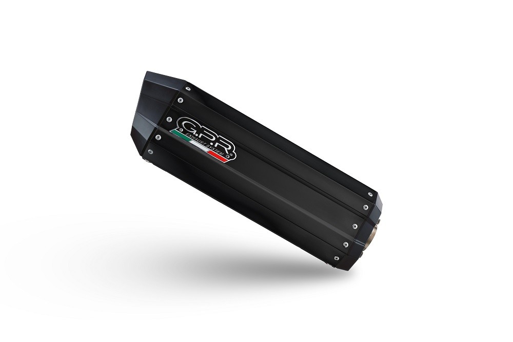 Scarico GPR compatibile con Bmw R 1250 R -Rs 2021-2024, Hyper Sonic Black Titanium, Scarico omologato, silenziatore con db killer estraibile e raccordo specifico - immagine 2