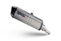 Scarico GPR compatibile con Bmw R 1200 R Lc 2017-2019, Hyper Sonic Titanium, Scarico omologato, silenziatore con db killer estraibile e raccordo specifico