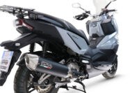Alternative view of Scarico GPR compatibile con  Sym ADX 300 2024-2026, Furore-X Scooter, Silenziatore omologato per il rumore,fornito con db killer,catalizzatore conforme alla revisione e raccordo