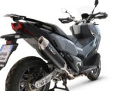 Scarico GPR compatibile con  Sym ADX 125 2024-2026, Furore-X Scooter, Impianto competo,scarico Racing, con raccordo specifico e db killer estraibile, non conforme per uso stradale