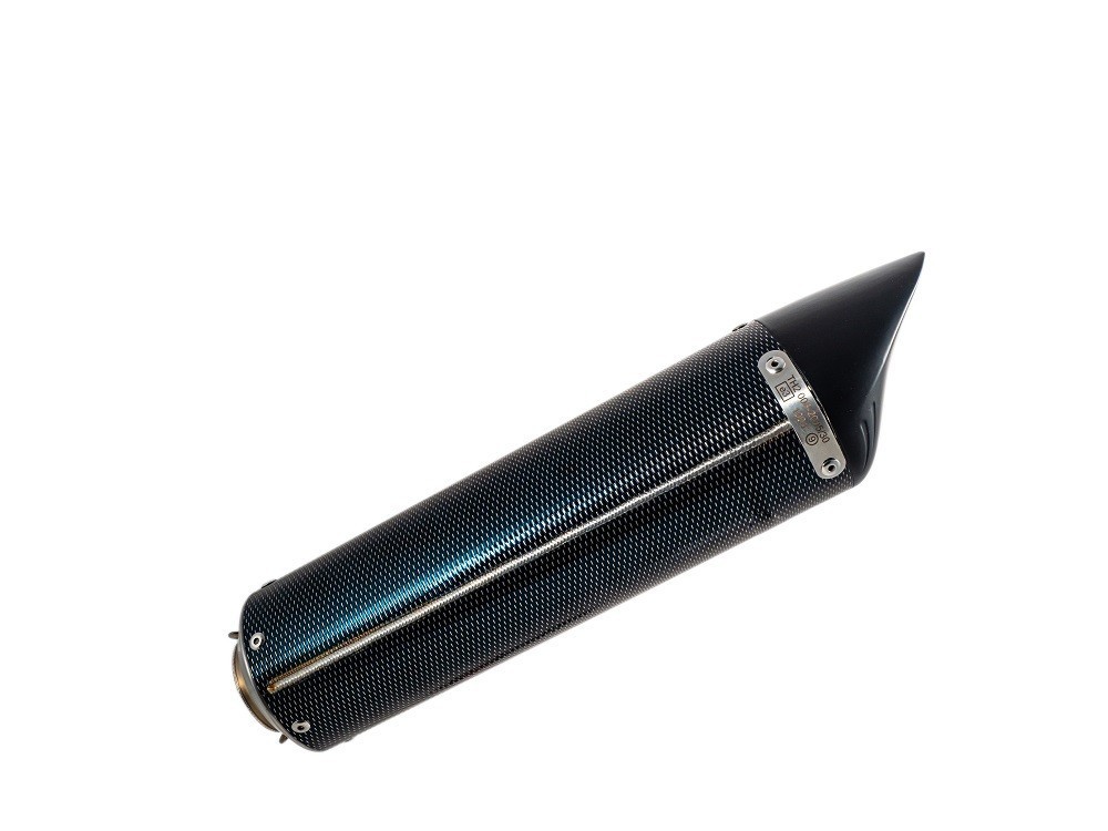 Scarico GPR compatibile con Honda Cbr 600 Rr 2007-2018, Tiburon Poppy, Terminale di scarico omologato,fornito con db killer estraibile,catalizzatore e raccordo specifico - immagine 5