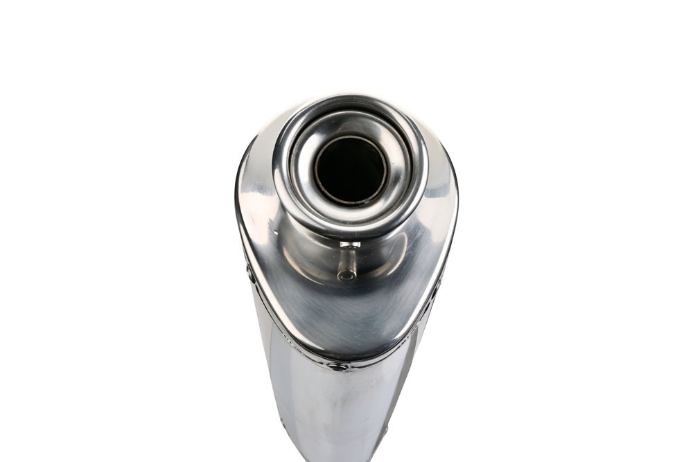 Scarico GPR compatibile con Yamaha Xtz 750 Supertenere 1989-1997, Trioval, Scarico omologato, silenziatore con db killer estraibile e raccordo specifico - immagine 3