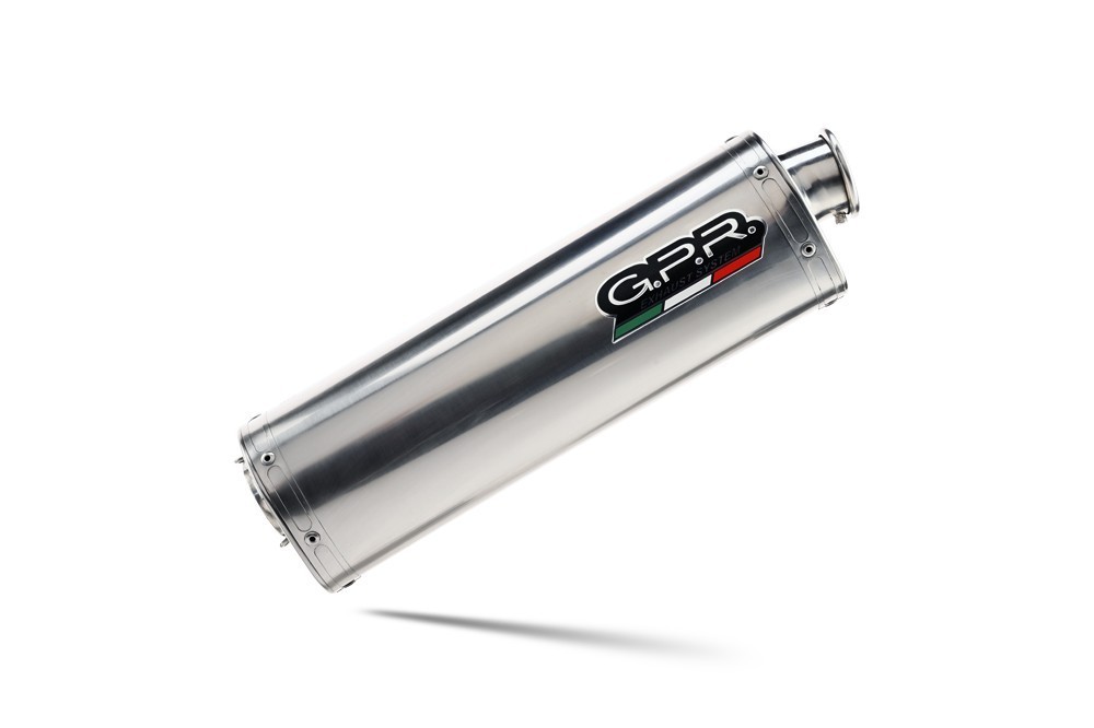 Scarico GPR compatibile con Husqvarna TE 410 1999-2004, Trioval, Scarico omologato, silenziatore con db killer estraibile e raccordo specifico - immagine 3