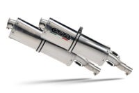 Alternative view of Scarico GPR compatibile con  Ducati Super Sport 900 Ss 1991-1997, Trioval, Coppia di terminali di scarico omologati, forniti con db killer removibili e raccordi specifici