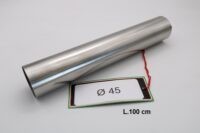 Scarico GPR compatibile con  Cafè Racer Cafè Racer 1-, Tubo inox D. 45mm X 1mm L.1000mm,