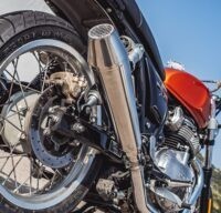 Alternative view of Scarico GPR compatibile con  Suzuki Tu 250 Xx  1997-2003, Ultracone Inox Cafè Racer, Silenziatore di scarico omologato,con db killer estraibile,fornito senza raccordo