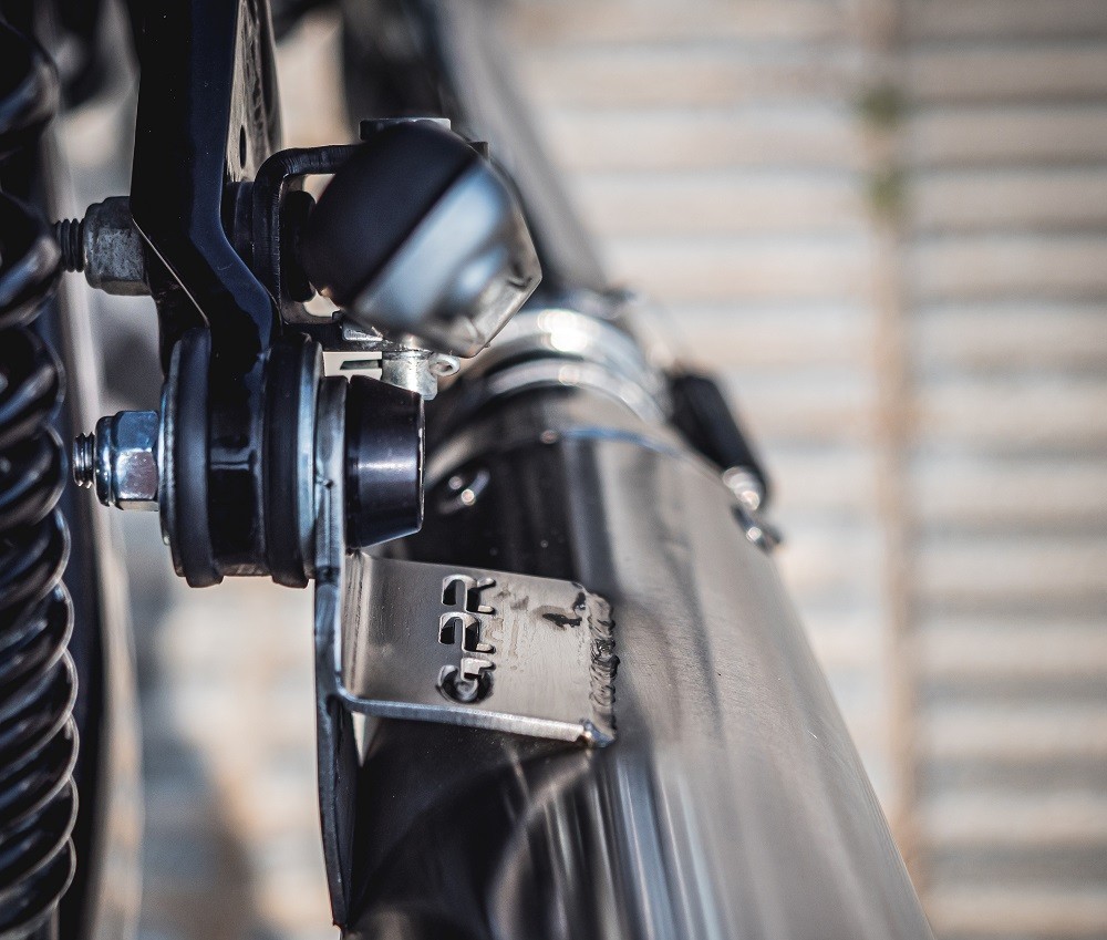 Scarico GPR compatibile con Bmw R 45 1979-1985, Ultracone Inox Cafè Racer, Silenziatore di scarico omologato,con db killer estraibile,fornito senza raccordo - immagine 3