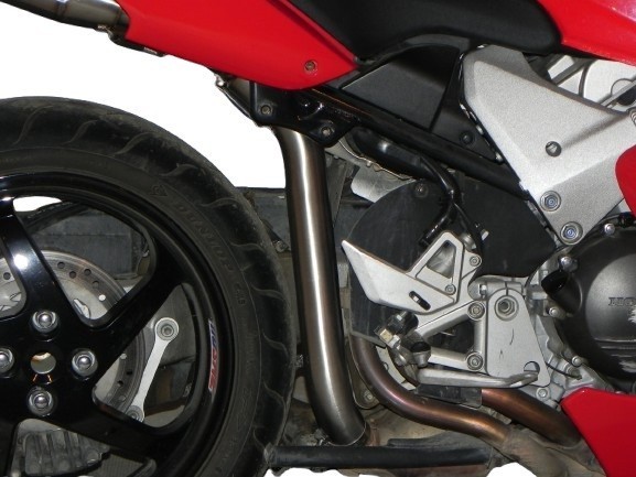 Scarico GPR compatibile con Honda Vfr 800 V-Tec 2002-2013, Albus Ceramic, Coppia di terminali di scarico omologati, forniti con db killer removibili e raccordi specifici - immagine 8