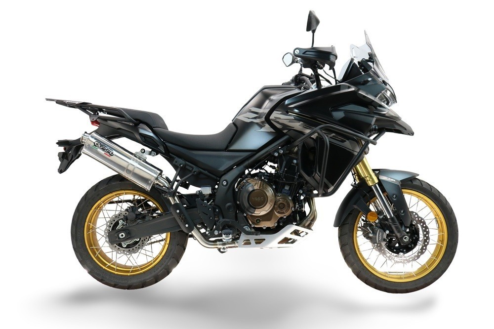 Scarico GPR compatibile con Voge 625DSX 2024-2025, Trioval, Scarico omologato, silenziatore con db killer estraibile e raccordo specifico - immagine 6