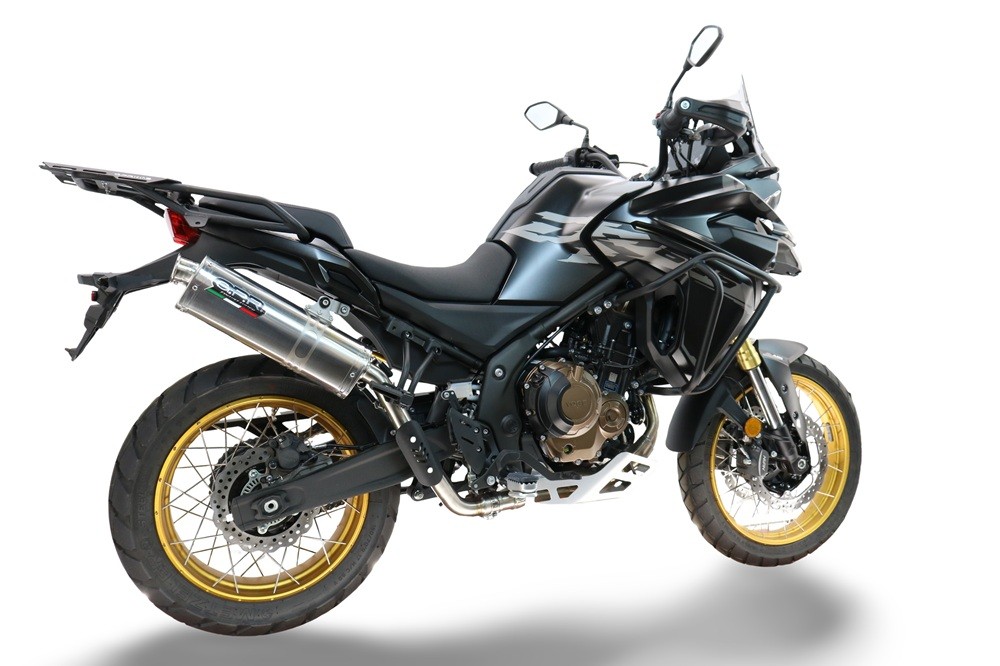 Scarico GPR compatibile con Voge 625DSX 2024-2025, Trioval, Scarico omologato, silenziatore con db killer estraibile e raccordo specifico - immagine 8