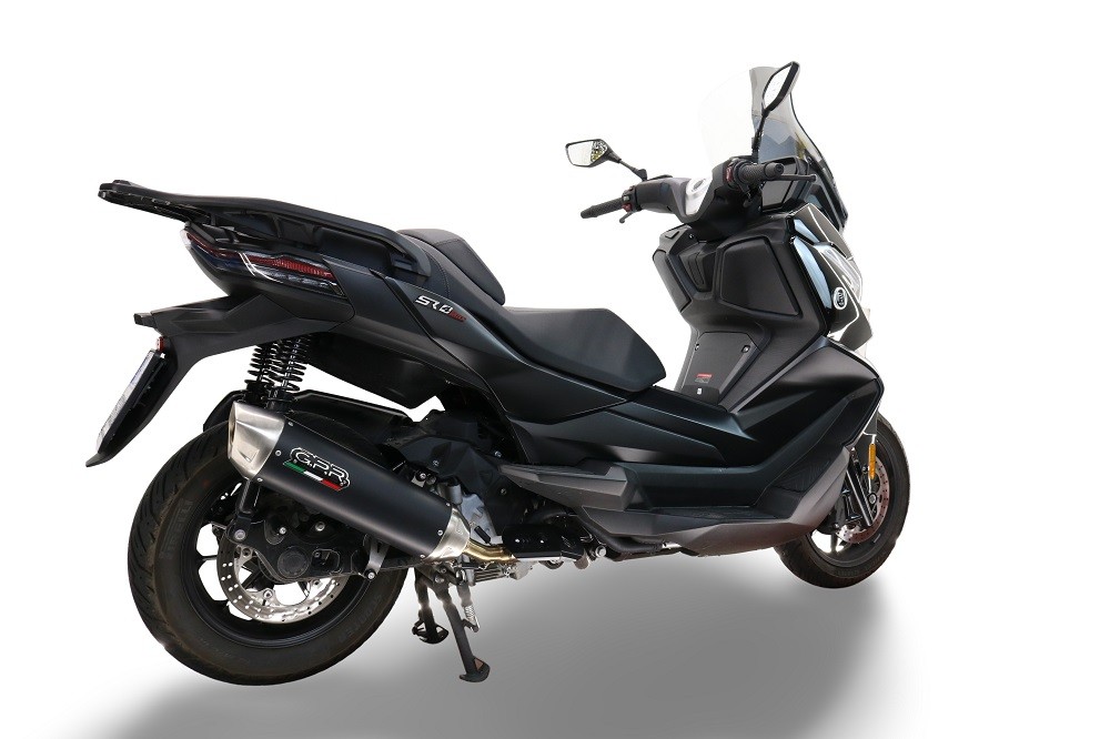 Scarico GPR compatibile con Voge SR4 Max T 2023-2024, Furore-X Scooter, scarico Racing, con raccordo specifico e db killer estraibile, non conforme per uso stradale - immagine 2
