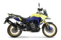 Scarico GPR compatibile con  Suzuki V-STROM DL 800 DE - SE 2023-2025, Furore-X Titanio Nero, Scarico omologato, silenziatore con db killer estraibile e raccordo specifico