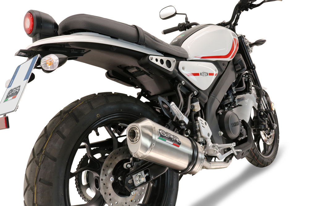 Scarico GPR compatibile con Yamaha XSR 125 2021-2025, Satinox , Scarico completo omologato,fornito con db killer estraibile,catalizzatore e collettore - immagine 7