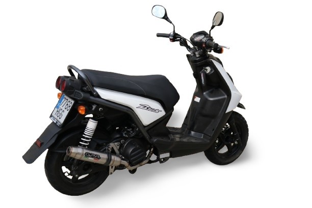 Scarico GPR compatibile con Yamaha Zuma 125 2009-2015, Deeptone Inox, Scarico completo racing, fornito con db killer estraibile e collettore, non conforme per uso stradale - immagine 6