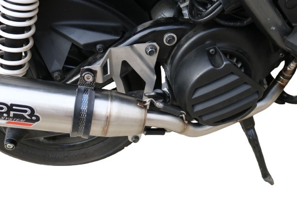 Scarico GPR compatibile con Yamaha Zuma 125 2009-2015, Deeptone Inox, Scarico completo racing, fornito con db killer estraibile e collettore, non conforme per uso stradale - immagine 8