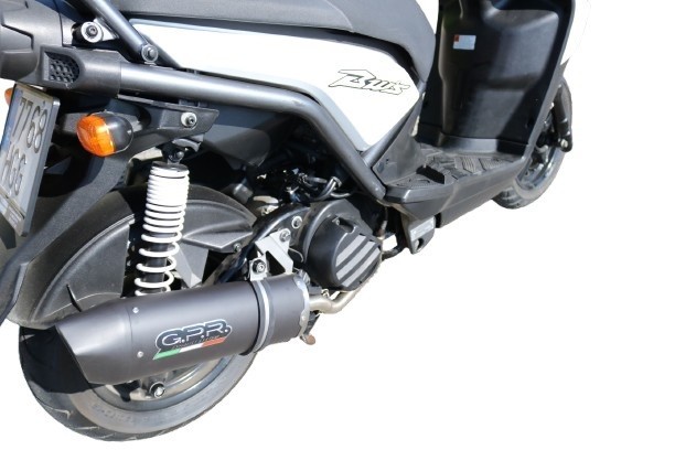 Scarico GPR compatibile con Yamaha Zuma 125 2009-2015, Furore Nero, Scarico completo racing, fornito con db killer estraibile e collettore, non conforme per uso stradale - immagine 6