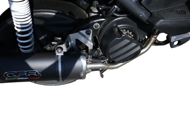 Scarico GPR compatibile con Yamaha Zuma 125 2009-2015, Furore Nero, Scarico completo racing, fornito con db killer estraibile e collettore, non conforme per uso stradale - immagine 7