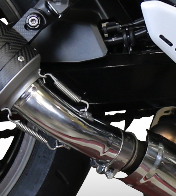 Scarico GPR compatibile con Kawasaki Z 900 RS 2021-2024, M3 Poppy , Scarico omologato, silenziatore con db killer estraibile e raccordo specifico - immagine 5