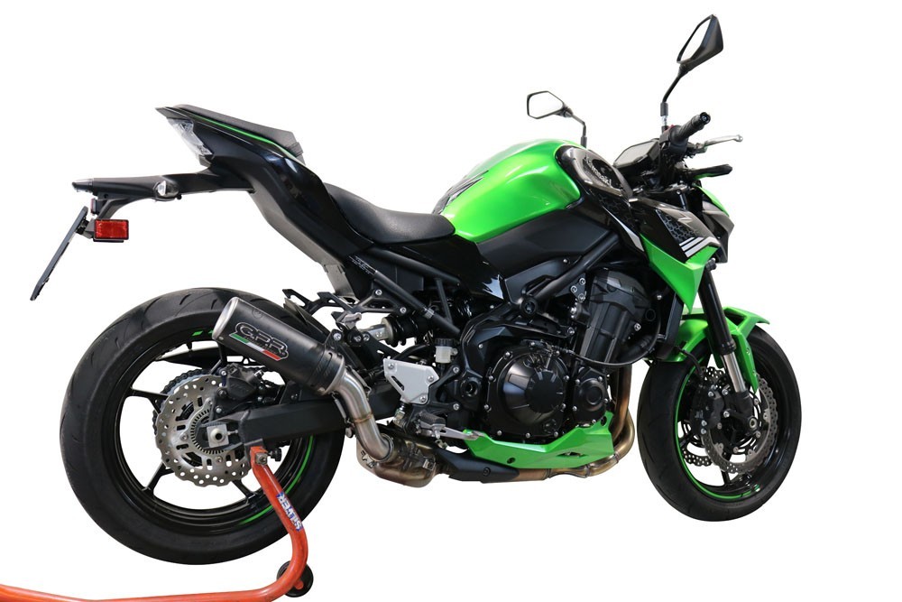 Scarico GPR compatibile con Kawasaki Z 900 2021-2024, M3 Black Titanium, Scarico omologato, silenziatore con db killer estraibile e raccordo specifico - immagine 7