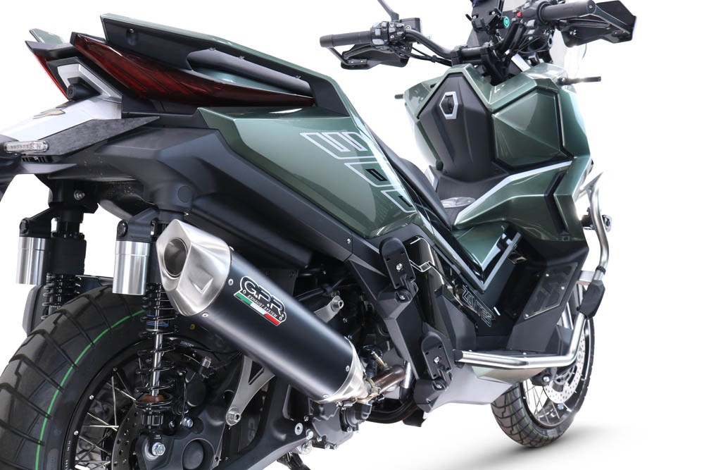 Scarico GPR compatibile con Zontes 365G 2024-2026, Furore-X Scooter, scarico Racing, con raccordo specifico e db killer estraibile, non conforme per uso stradale - immagine 3