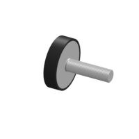 Push&Block Ricambio per Push&Block PIEDINO ANTI VIBRANTE LSDD - M5x18 - 20,00 - 5,00 - Nr/s Nero 200500086.0