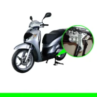 Push&Block Antifurto Blocca Cavalletto Compatibile con HONDA SH 125/150 Cc NO ABS dal 2000 al 2012 H01