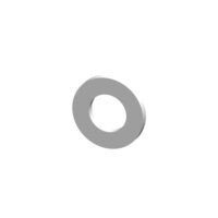 Push&Block Ricambio per Push&Block RONDELLA PIANA ZINCATA UNIVERSALE 8x16x2mm (1 Conf. da 10 Pz) RO8X16