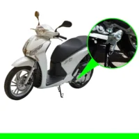 Push&Block Antifurto Blocca Cavalletto Compatibile con HONDA SH 125-150 I ABS dal 2013 al 2020 H07