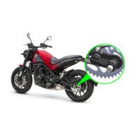 Push&Block Antifurto Blocca Ruota Compatibile con BENELLI LEONCINO 500 ABS dal 2016 al 2024 WL-B02