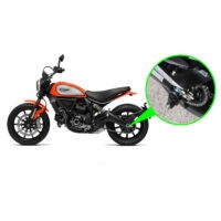 Push&Block Antifurto Blocca Ruota Compatibile con DUCATI SCRAMBLER 800 dal 2017 al 2024 WL-D01